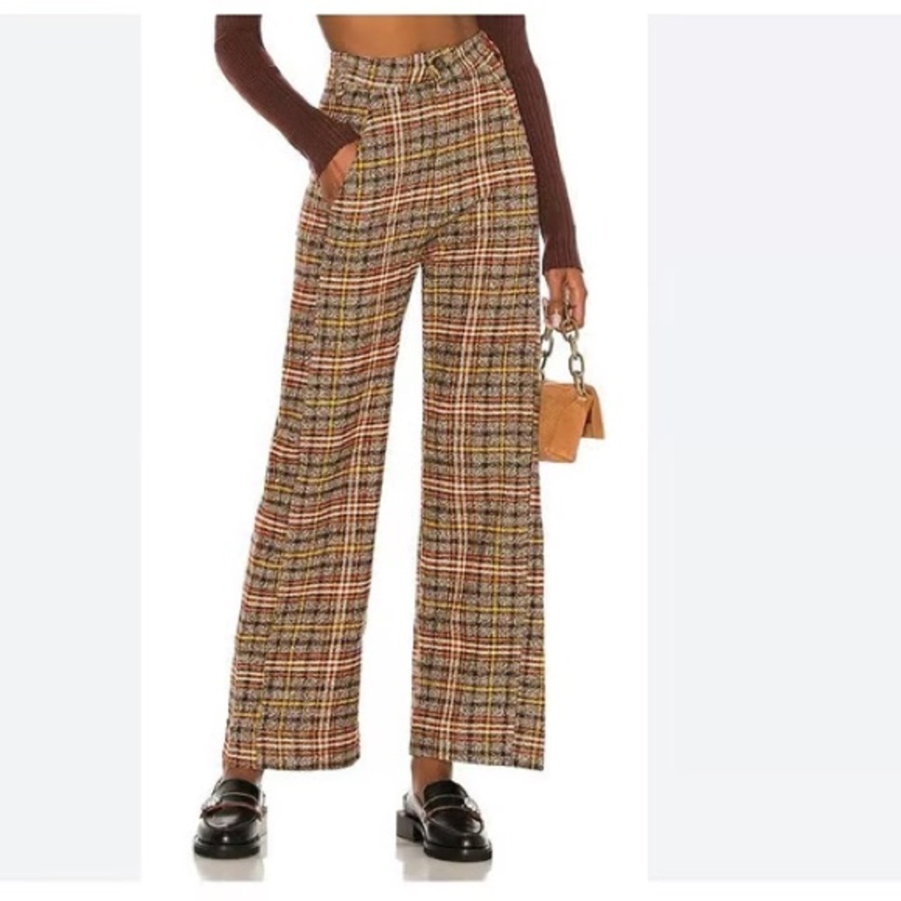 FREE PEOPLE - shape up trouser pants button high rise size 2